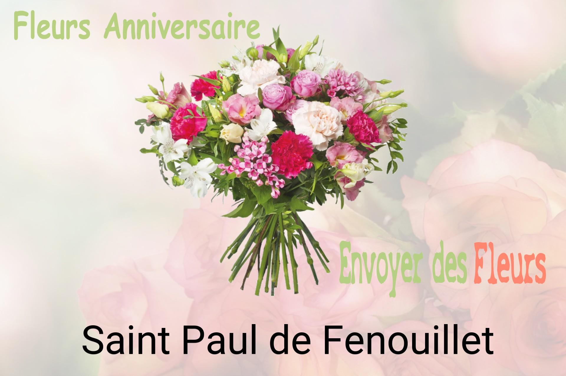 Bouquet de fleurs d’anniversaire livré à Saint-Paul-de-Fenouillet